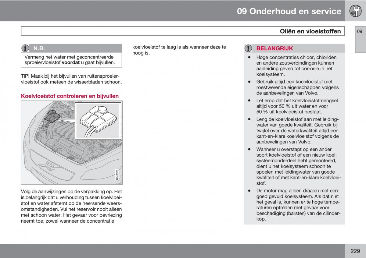 Volvo C70 M II 2 handleiding / page 231