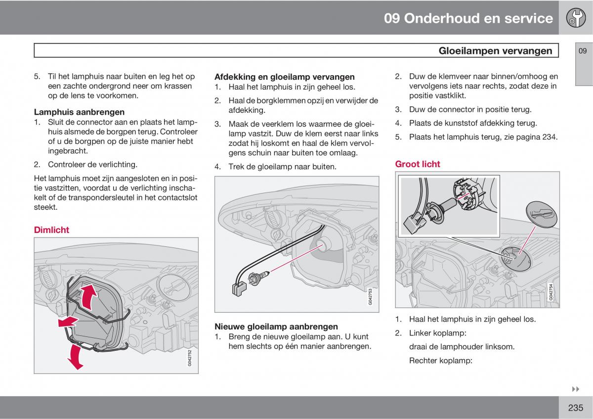 Volvo C70 M II 2 handleiding / page 237