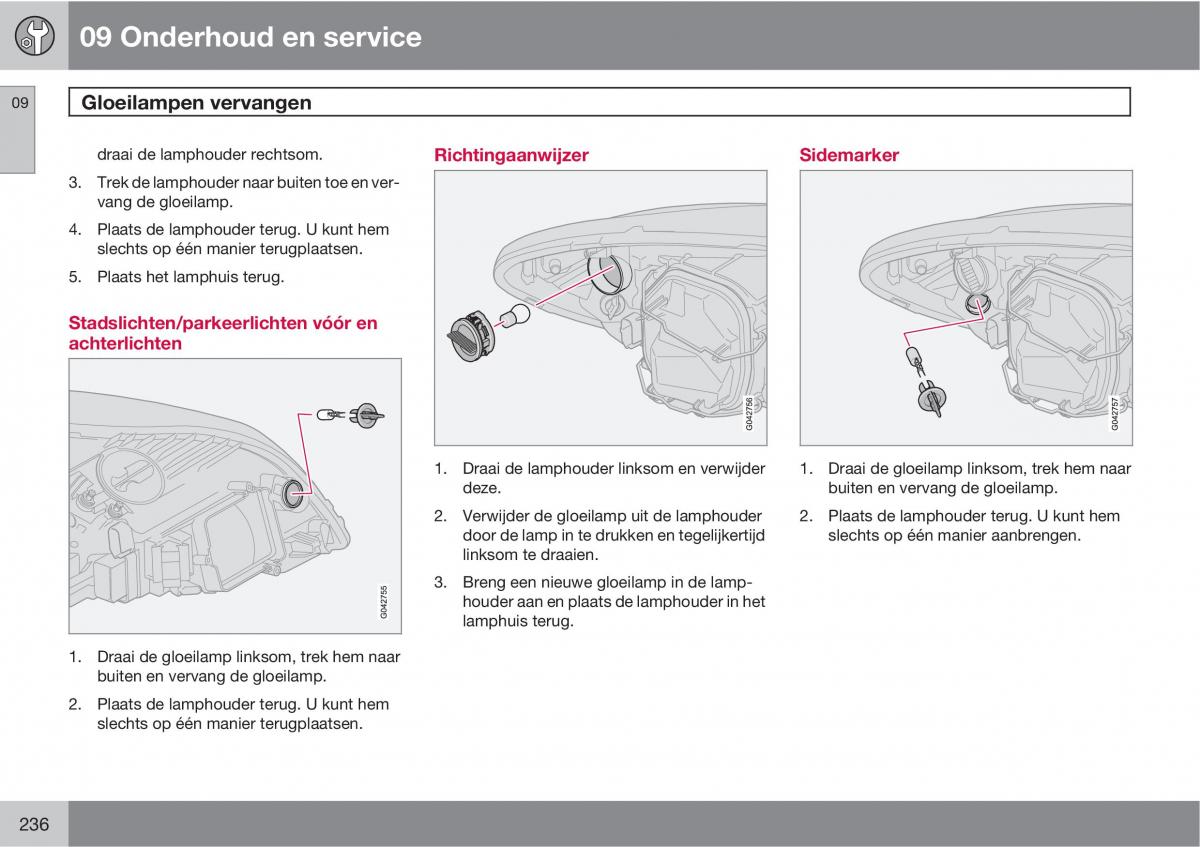 Volvo C70 M II 2 handleiding / page 238