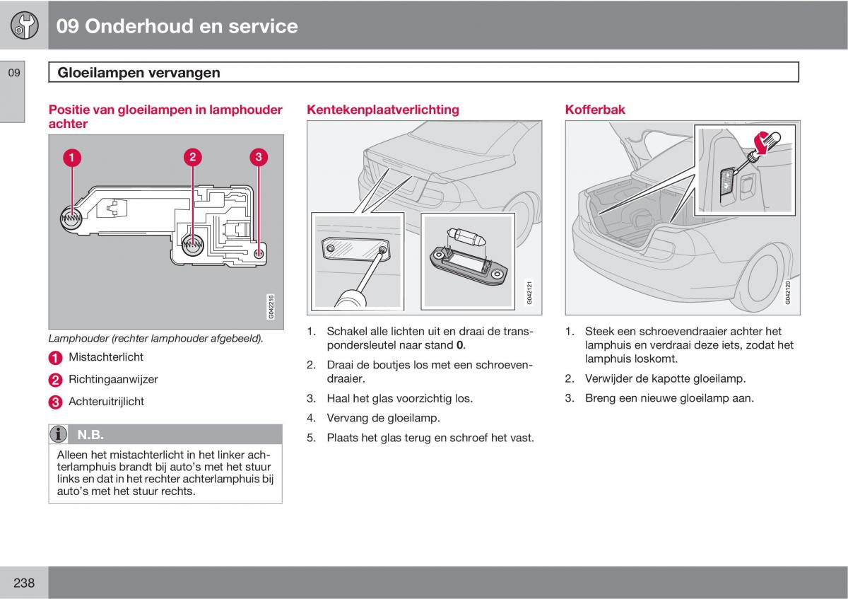 Volvo C70 M II 2 handleiding / page 240