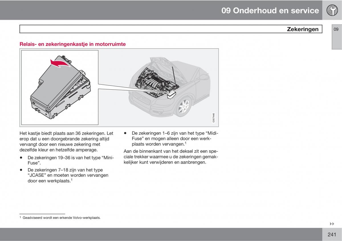 Volvo C70 M II 2 handleiding / page 243