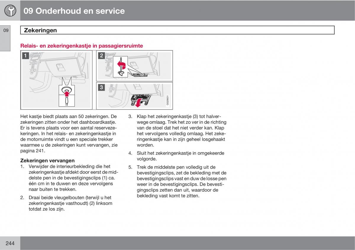 Volvo C70 M II 2 handleiding / page 246