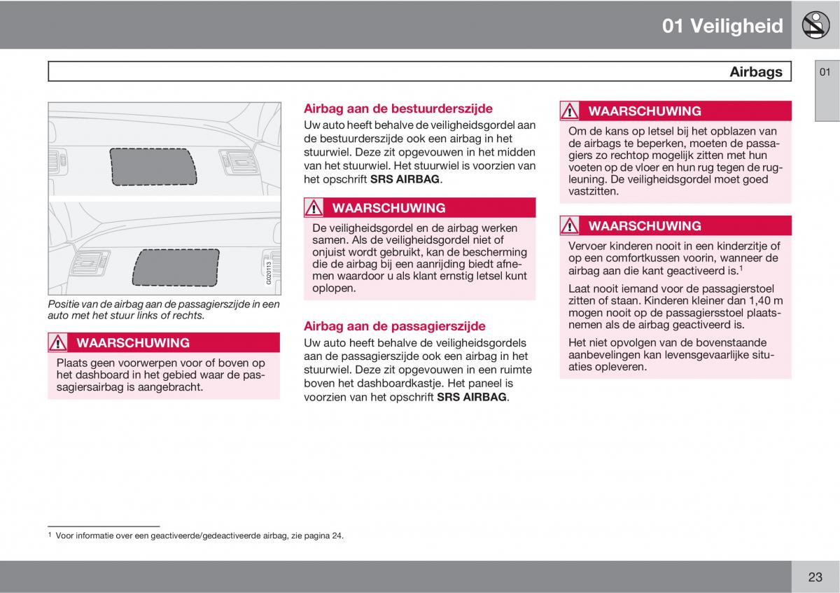 Volvo C70 M II 2 handleiding / page 25