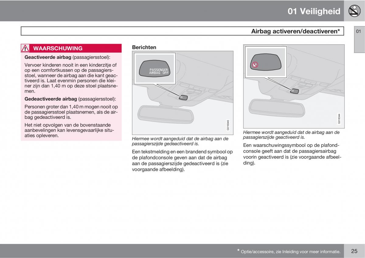 Volvo C70 M II 2 handleiding / page 27