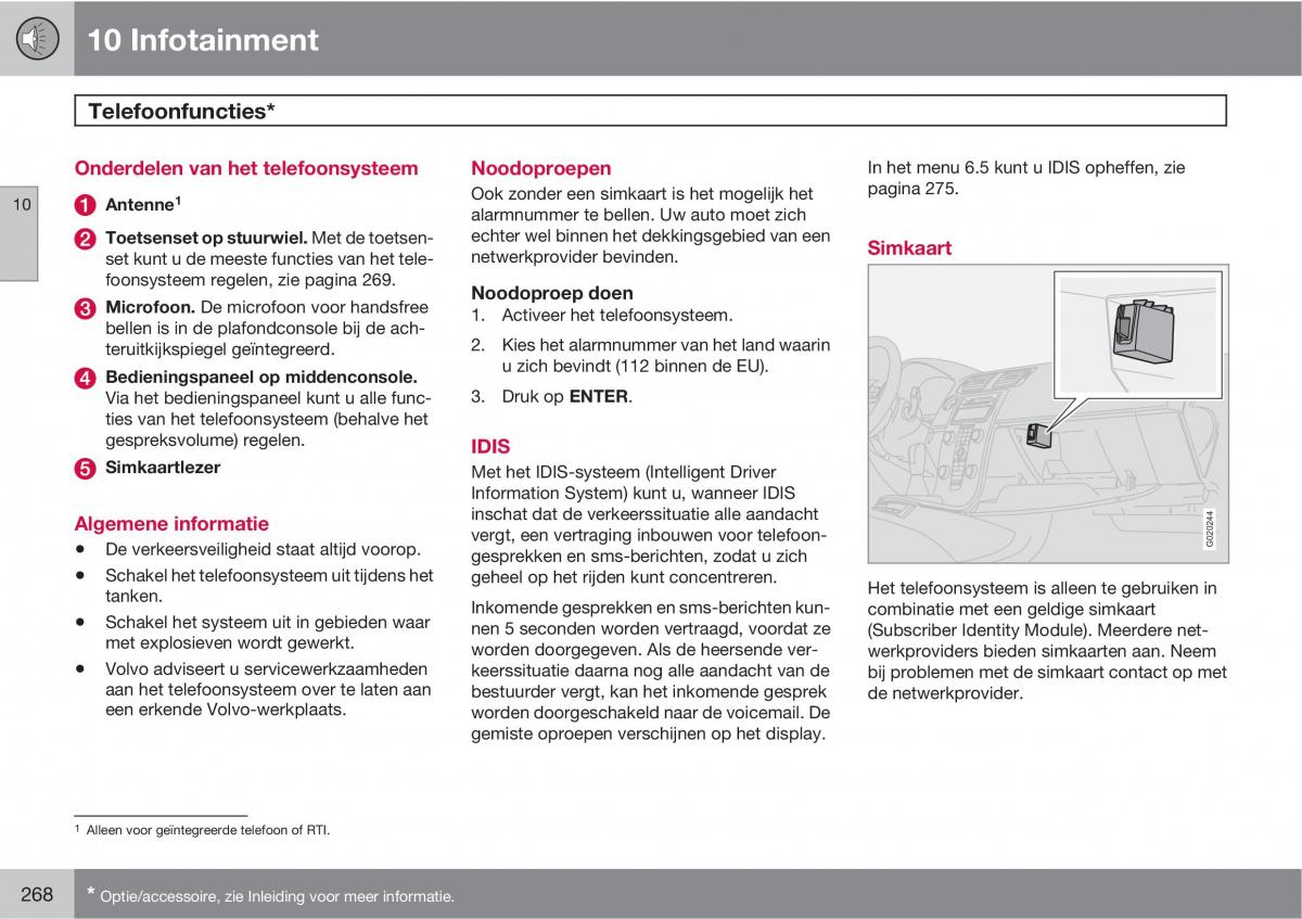 Volvo C70 M II 2 handleiding / page 270