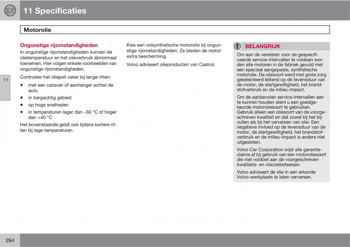 Volvo C70 M II 2 handleiding / page 296