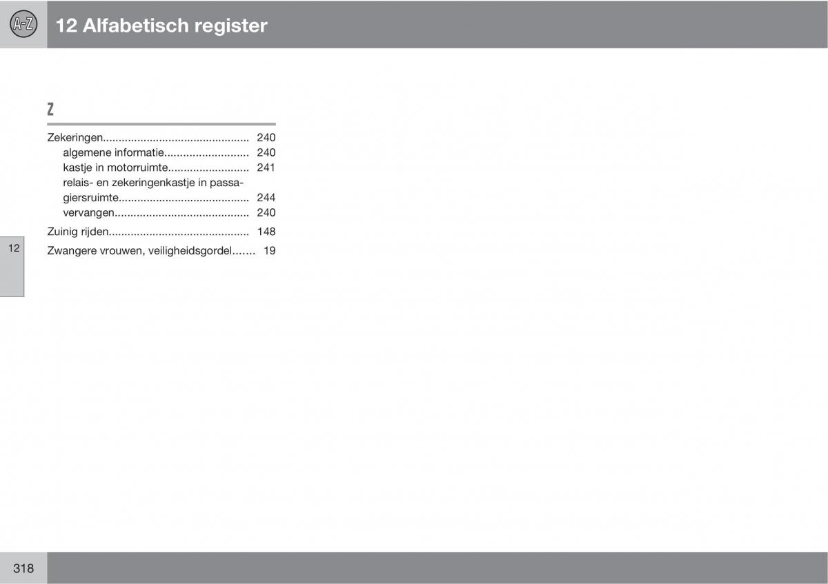 Volvo C70 M II 2 handleiding / page 320