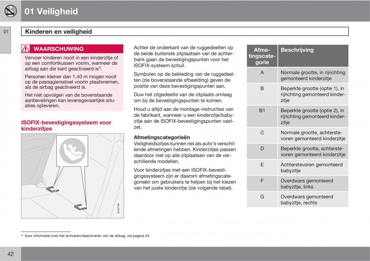 Volvo C70 M II 2 handleiding / page 44