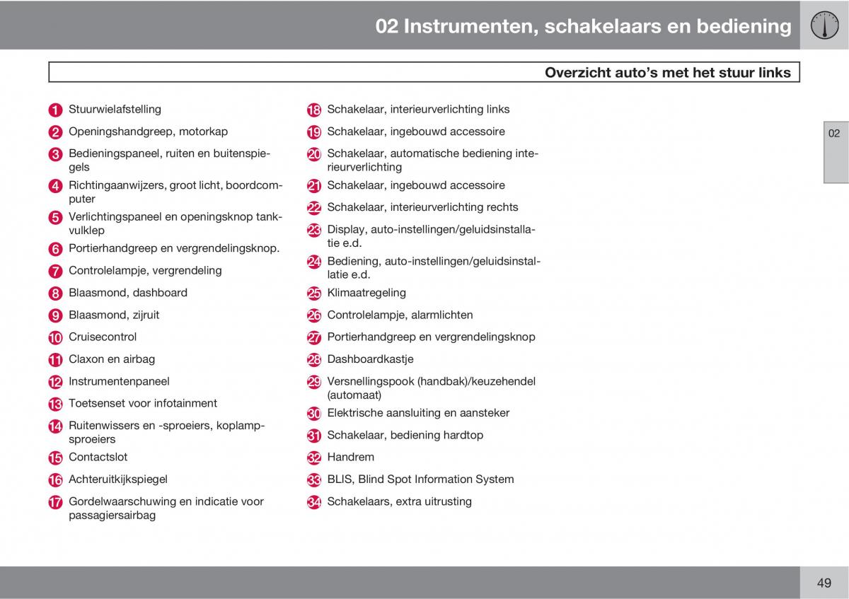 Volvo C70 M II 2 handleiding / page 51