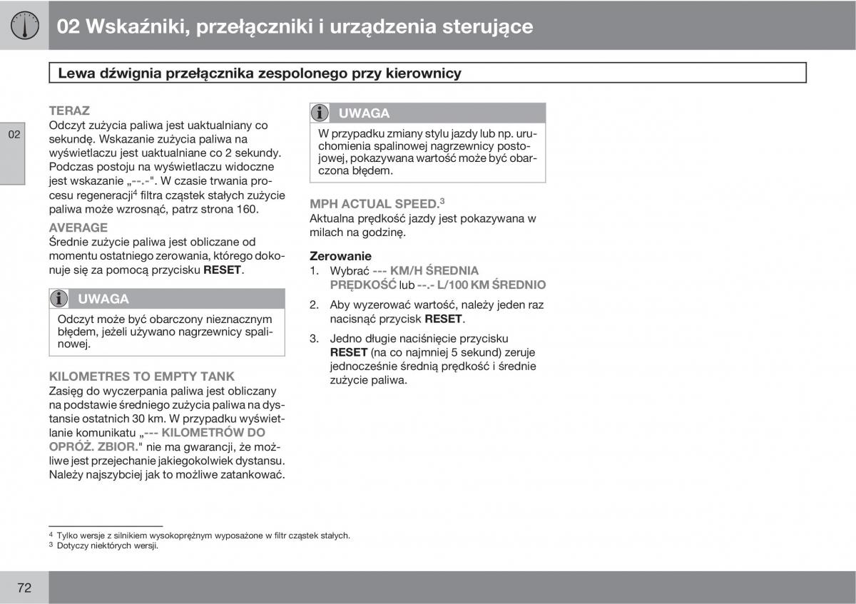 Volvo C70 M II 2 instrukcja obslugi / page 74