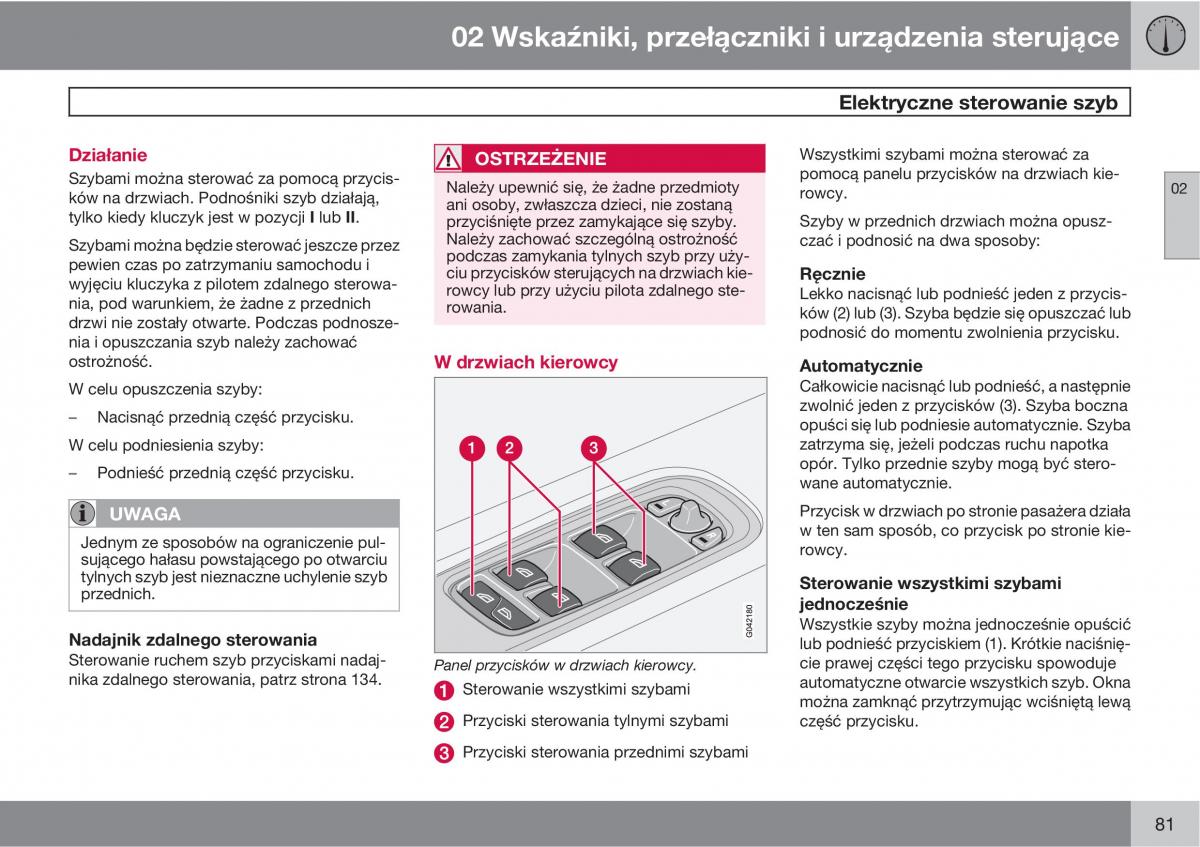 Volvo C70 M II 2 instrukcja obslugi / page 83