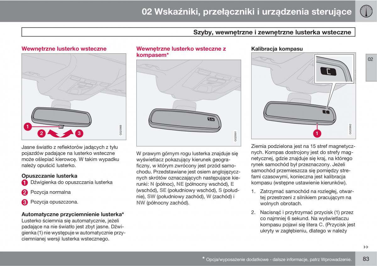 Volvo C70 M II 2 instrukcja obslugi / page 85