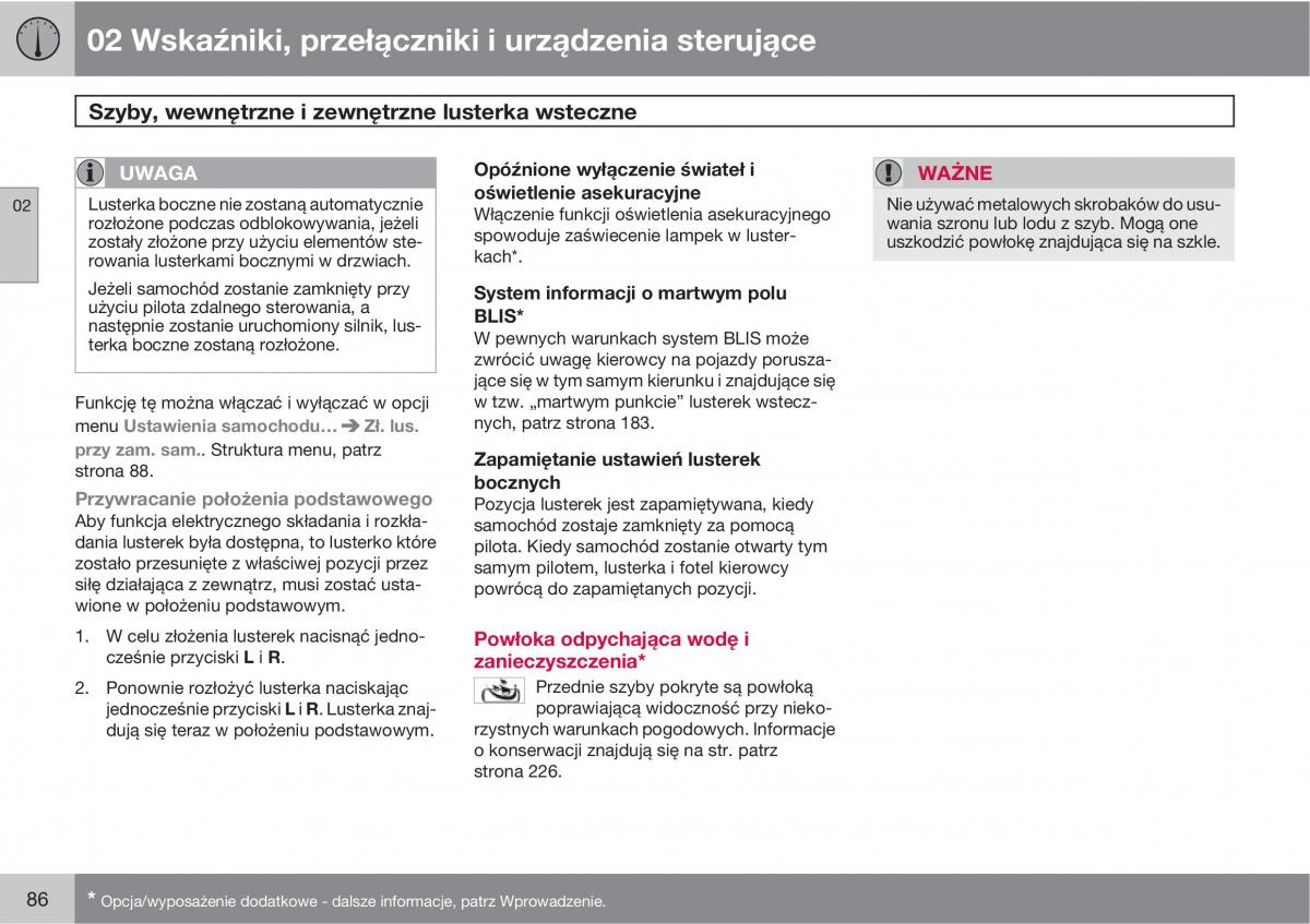 Volvo C70 M II 2 instrukcja obslugi / page 88