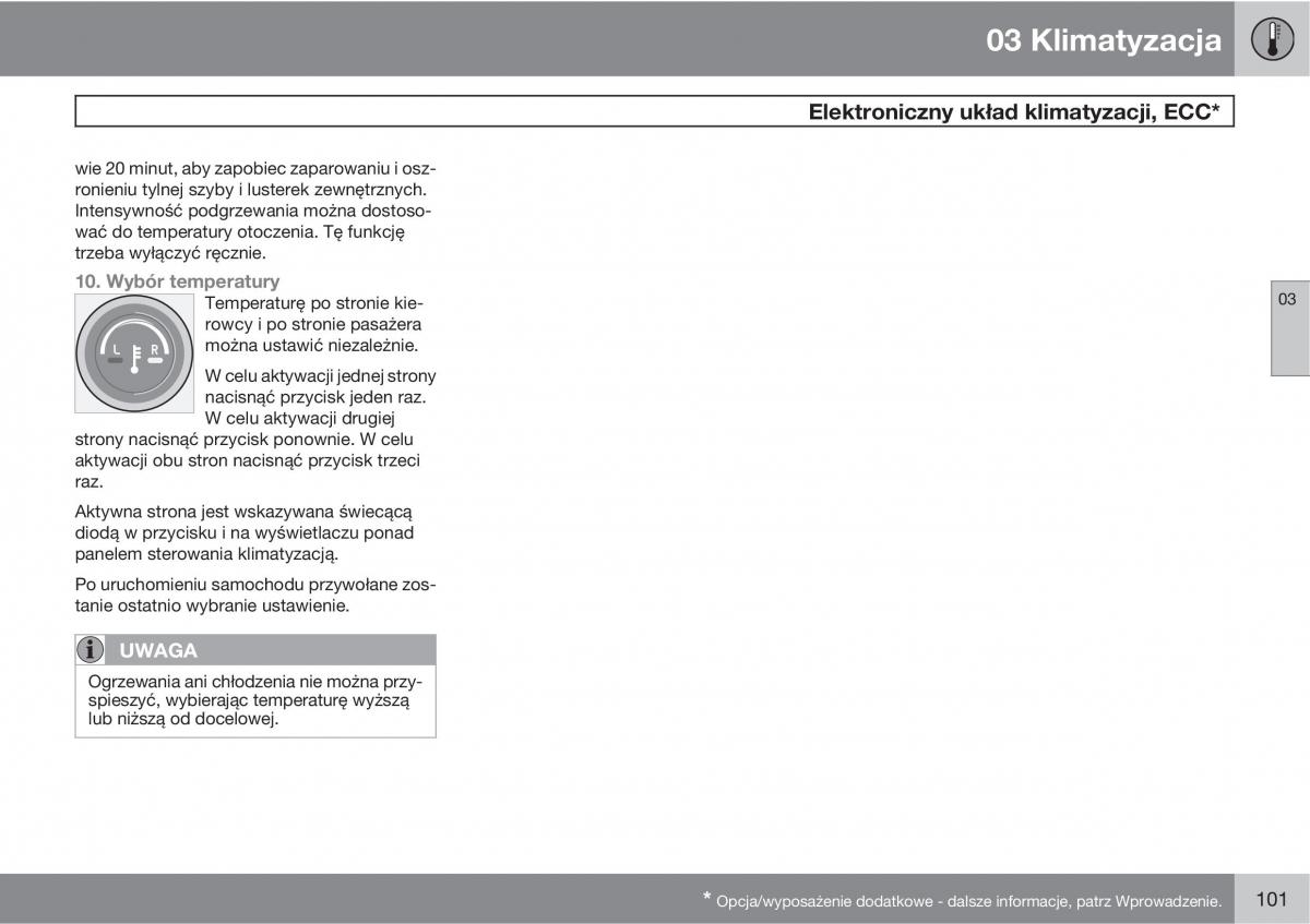 Volvo C70 M II 2 instrukcja obslugi / page 103