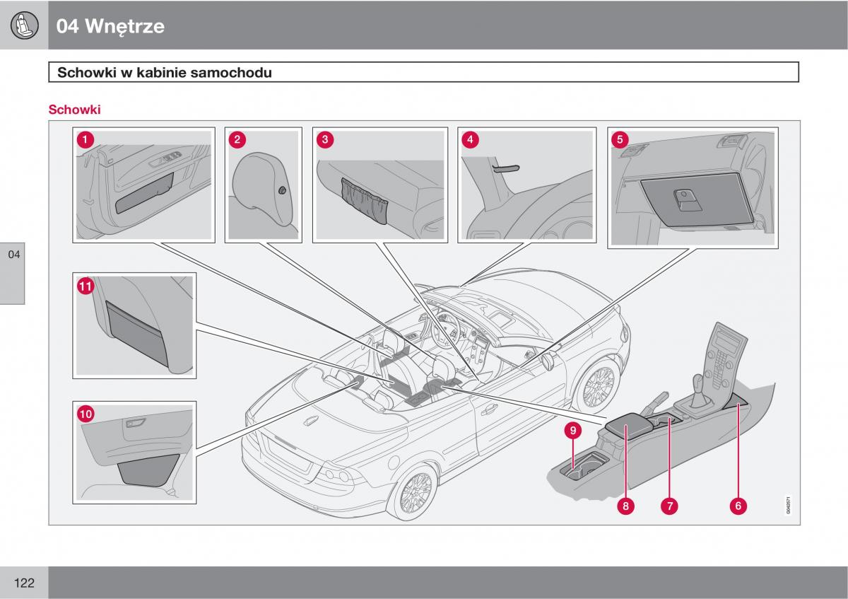 Volvo C70 M II 2 instrukcja obslugi / page 124