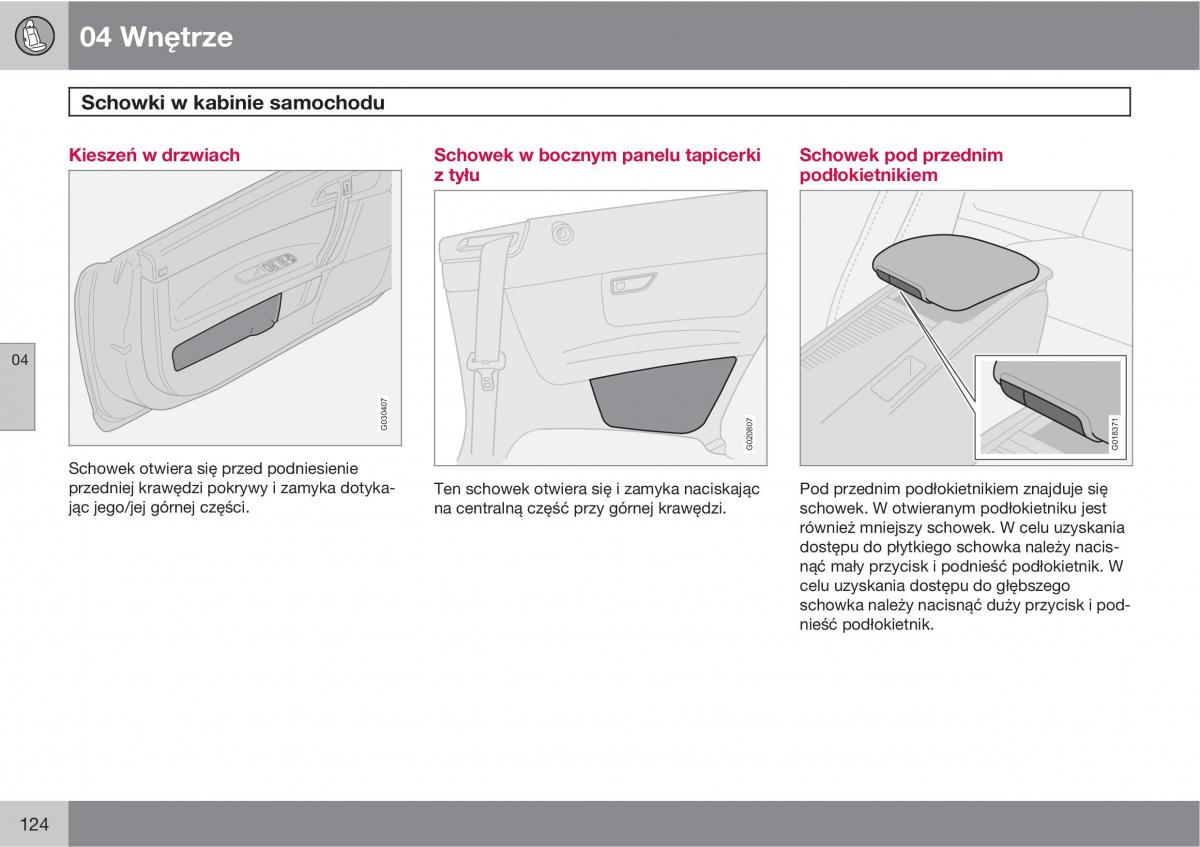 Volvo C70 M II 2 instrukcja obslugi / page 126