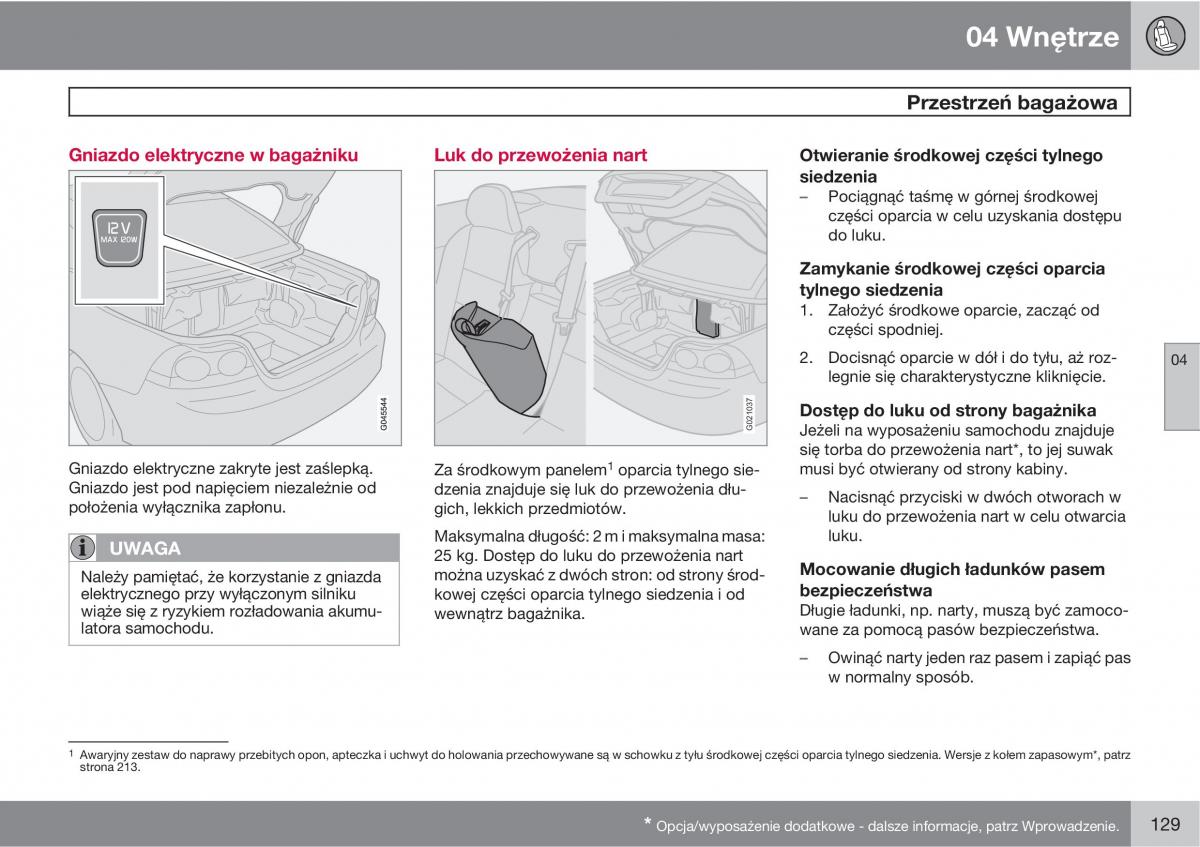 Volvo C70 M II 2 instrukcja obslugi / page 131