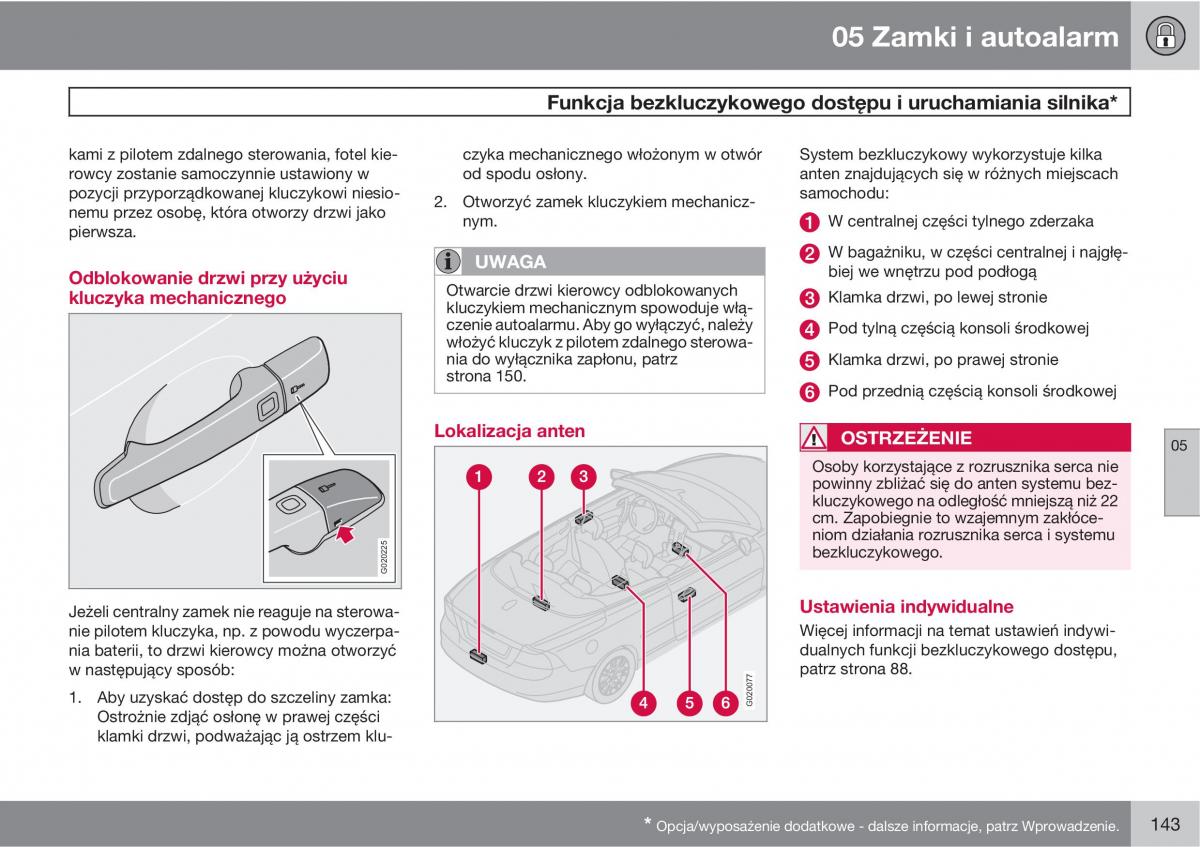 Volvo C70 M II 2 instrukcja obslugi / page 145