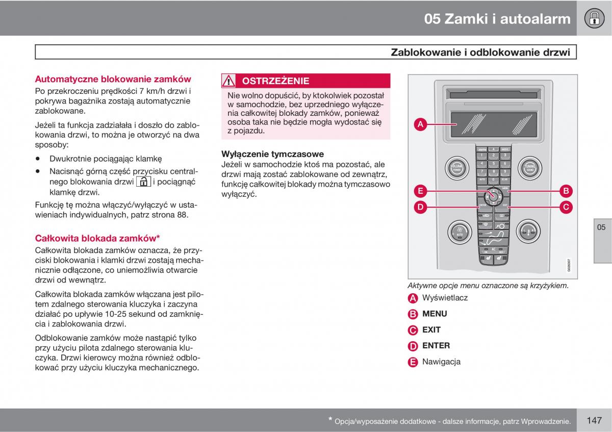 Volvo C70 M II 2 instrukcja obslugi / page 149