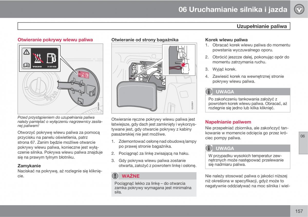 Volvo C70 M II 2 instrukcja obslugi / page 159