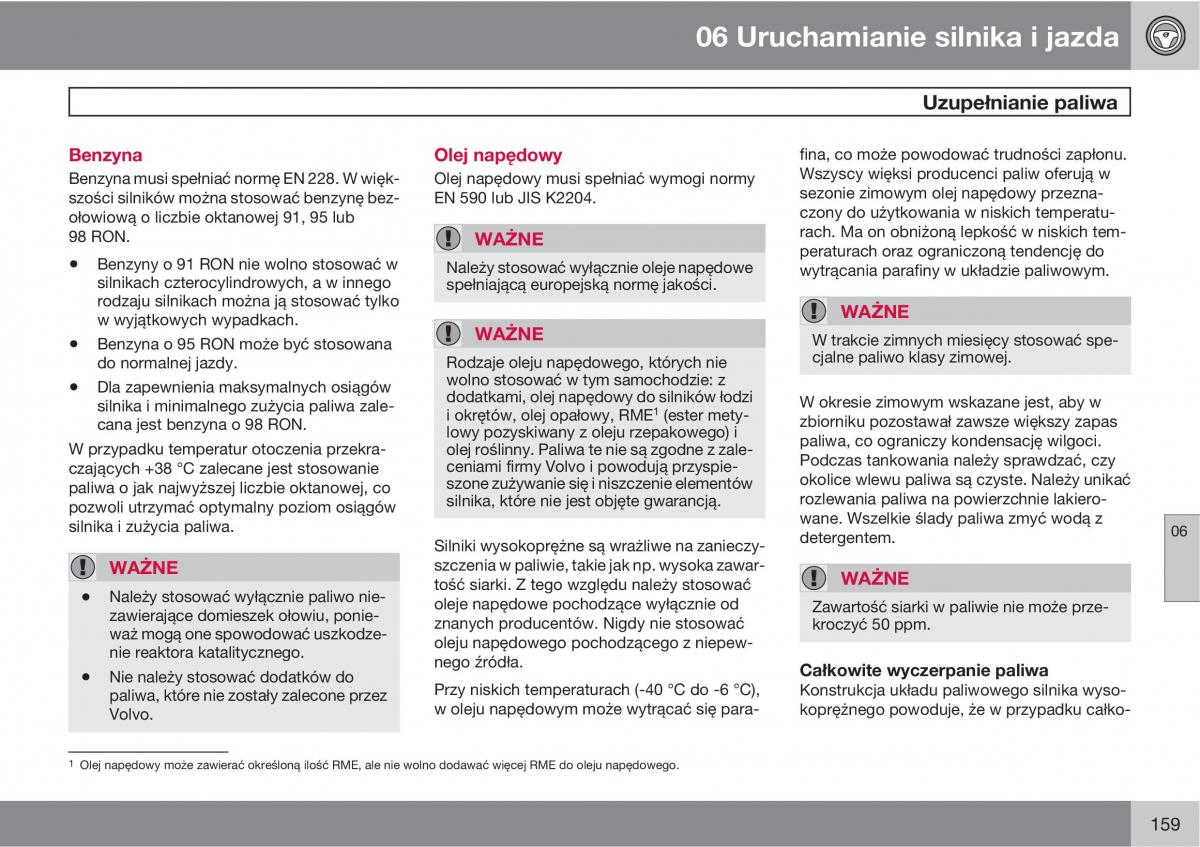 Volvo C70 M II 2 instrukcja obslugi / page 161