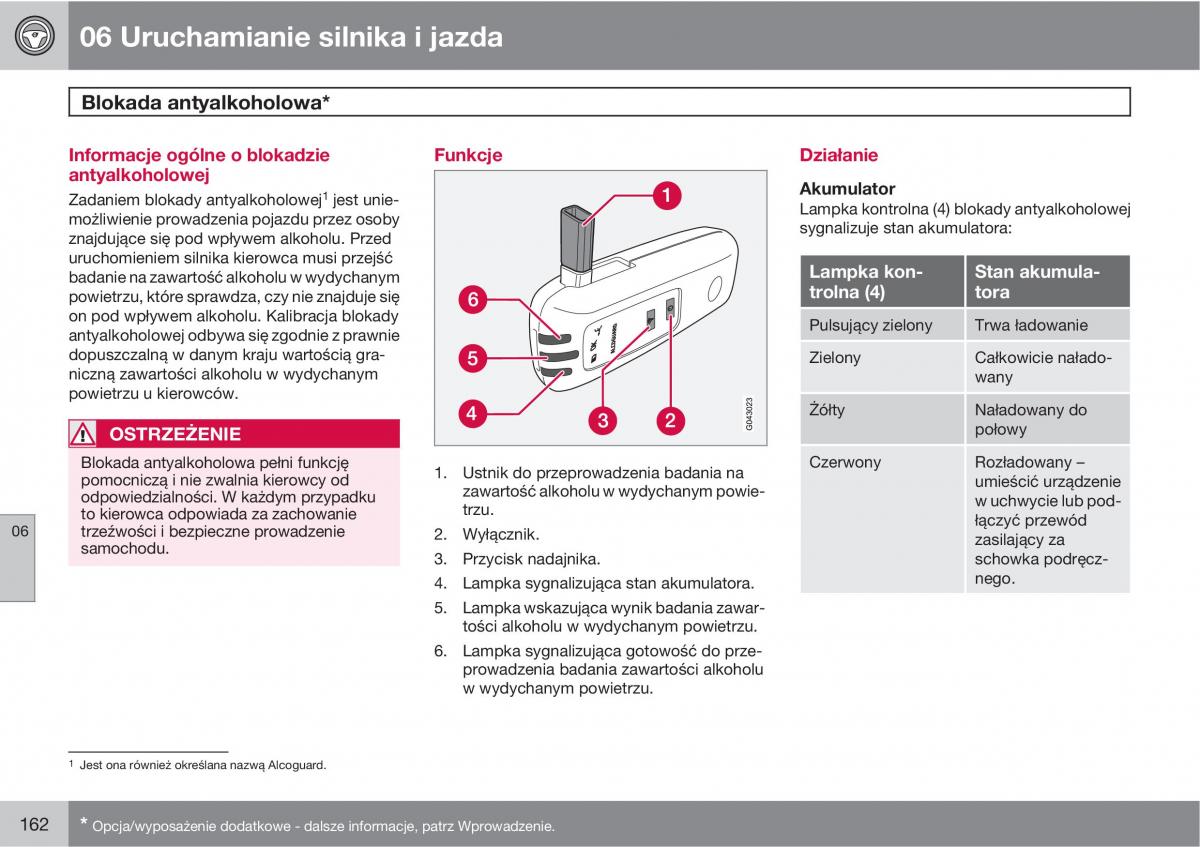 Volvo C70 M II 2 instrukcja obslugi / page 164