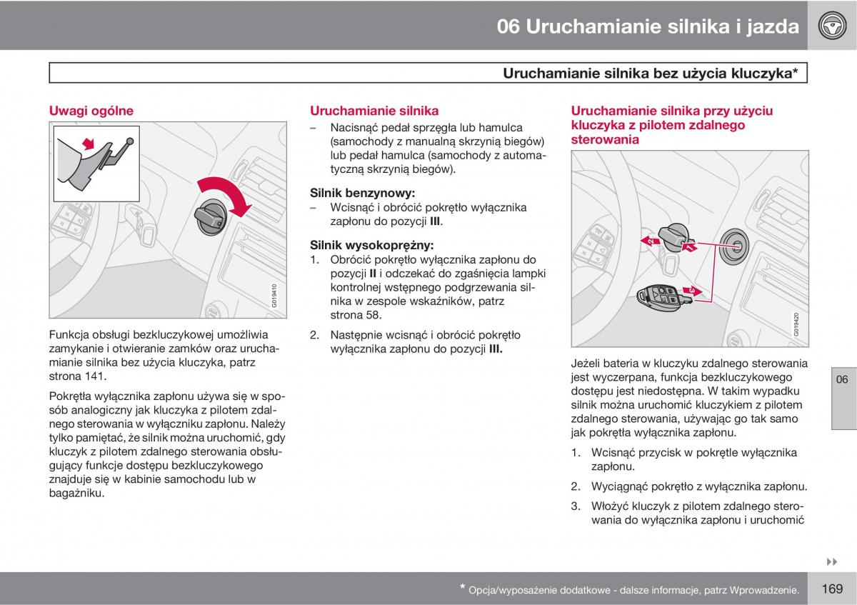 Volvo C70 M II 2 instrukcja obslugi / page 171