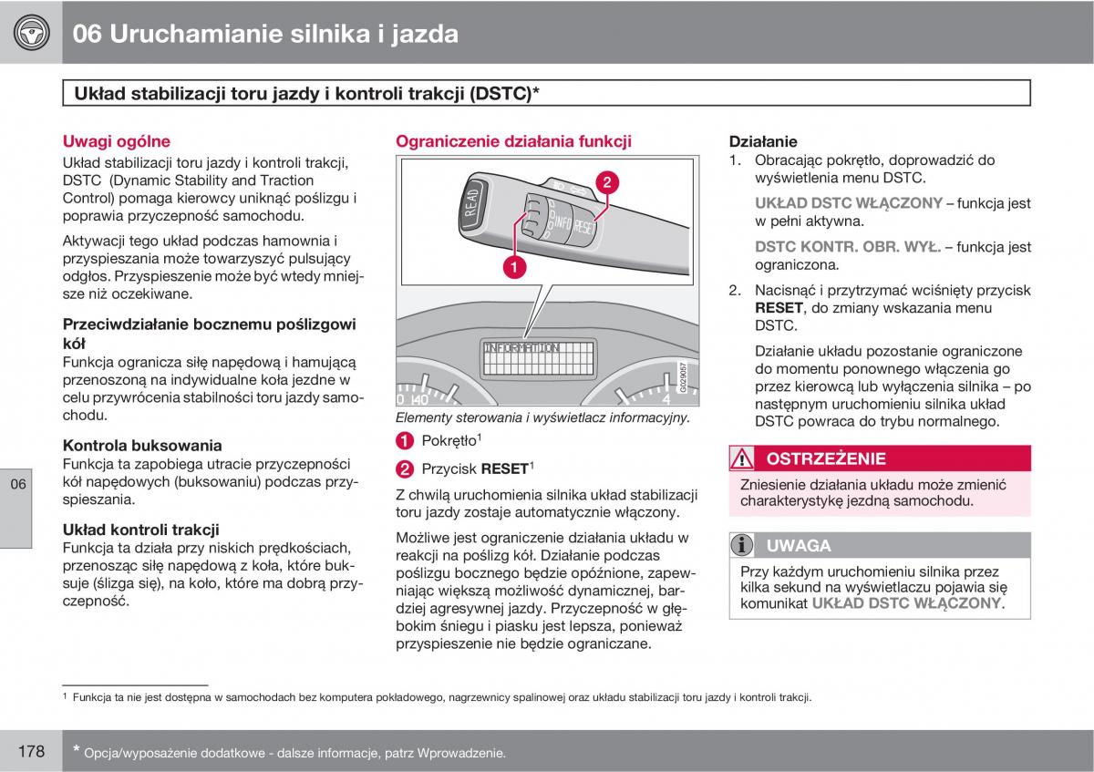 Volvo C70 M II 2 instrukcja obslugi / page 180