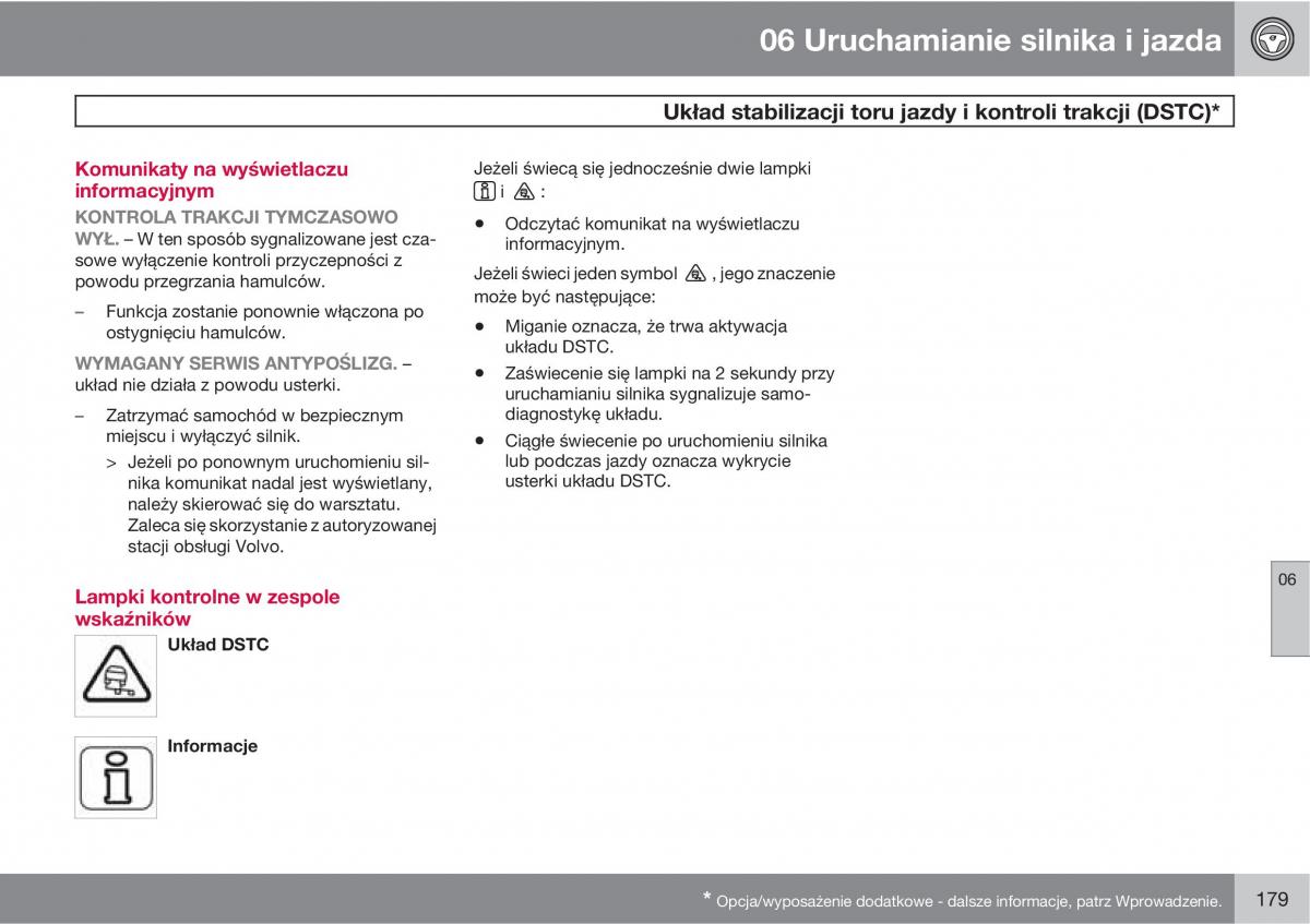 Volvo C70 M II 2 instrukcja obslugi / page 181