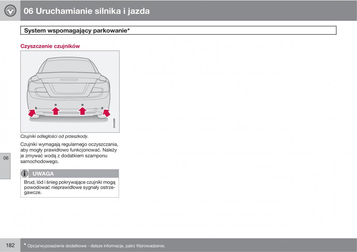 Volvo C70 M II 2 instrukcja obslugi / page 184