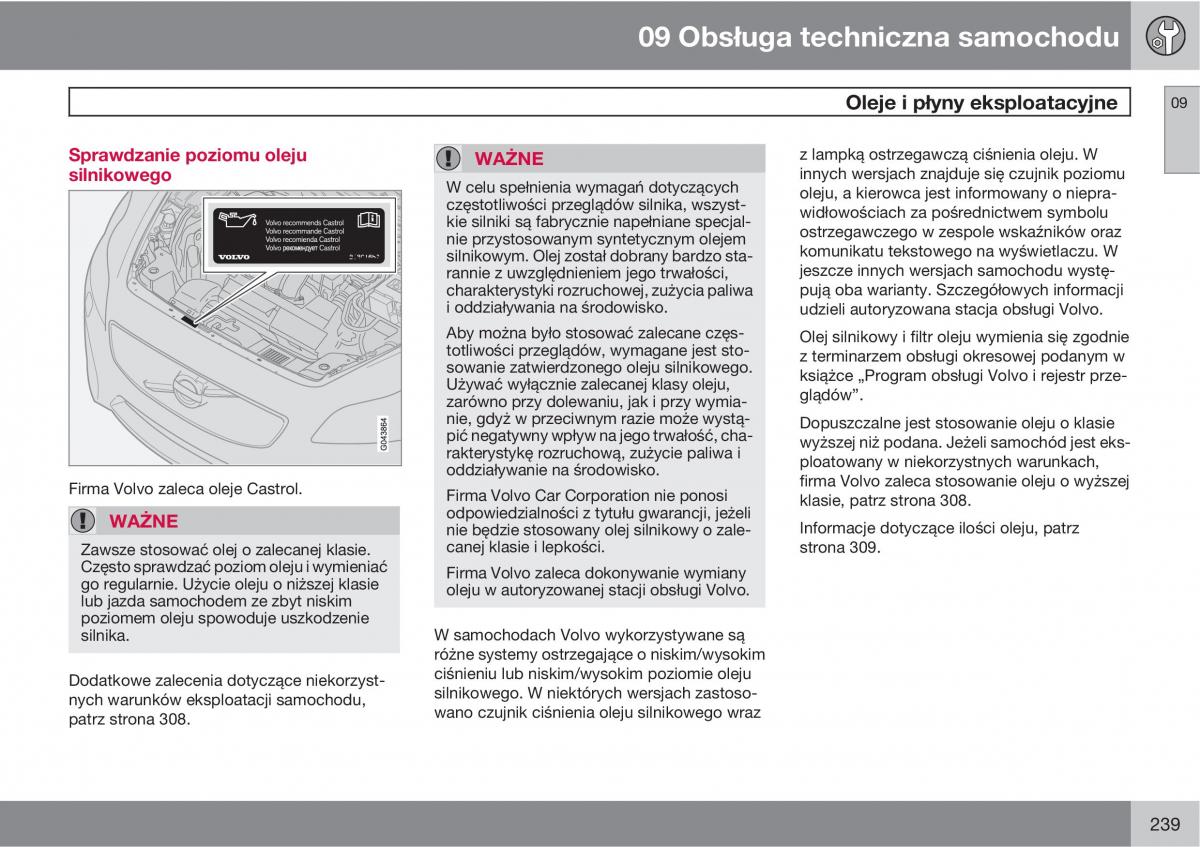 Volvo C70 M II 2 instrukcja obslugi / page 241