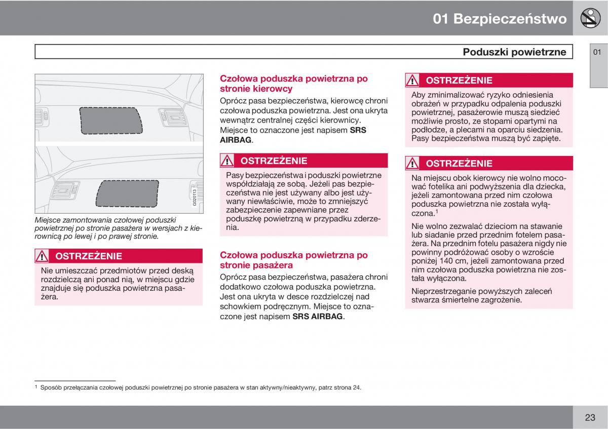 Volvo C70 M II 2 instrukcja obslugi / page 25