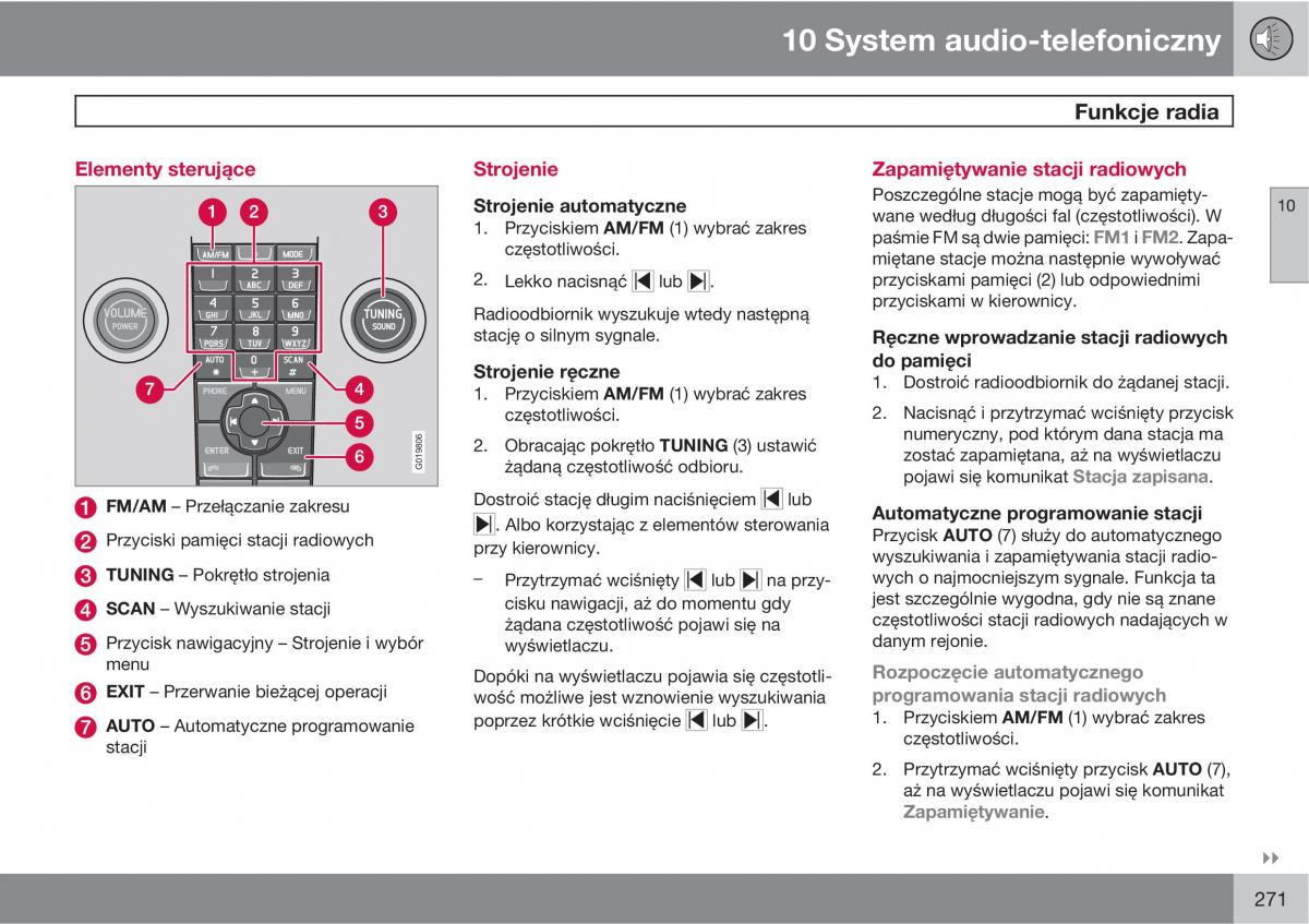 Volvo C70 M II 2 instrukcja obslugi / page 273