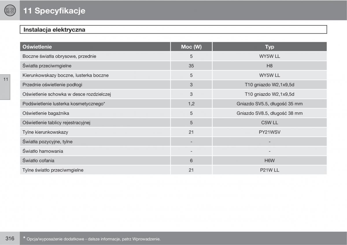 Volvo C70 M II 2 instrukcja obslugi / page 318