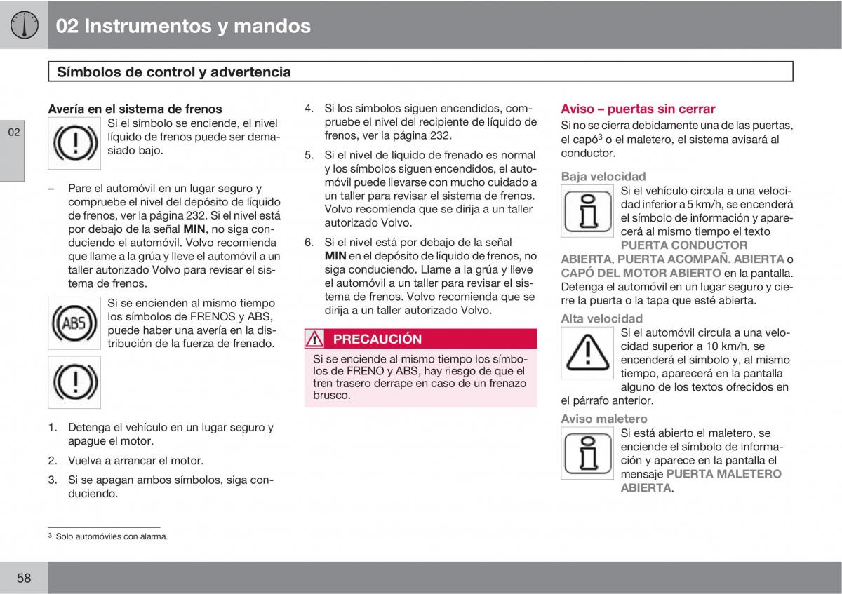 Volvo C70 M II 2 manual del propietario / page 60