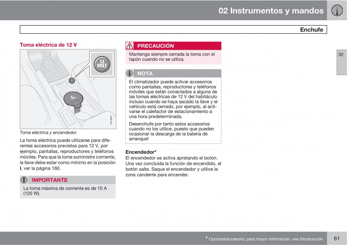 Volvo C70 M II 2 manual del propietario / page 63