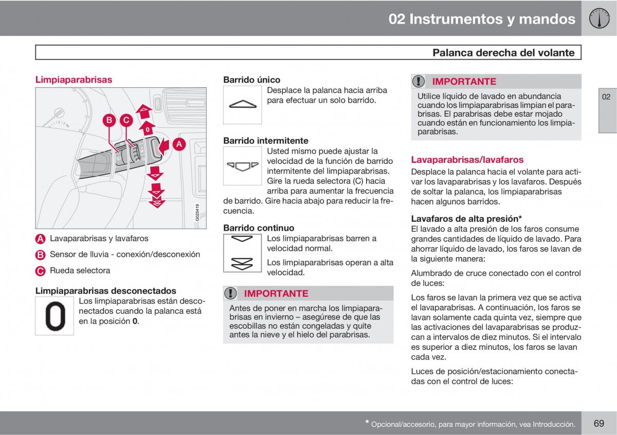 Volvo C70 M II 2 manual del propietario / page 71