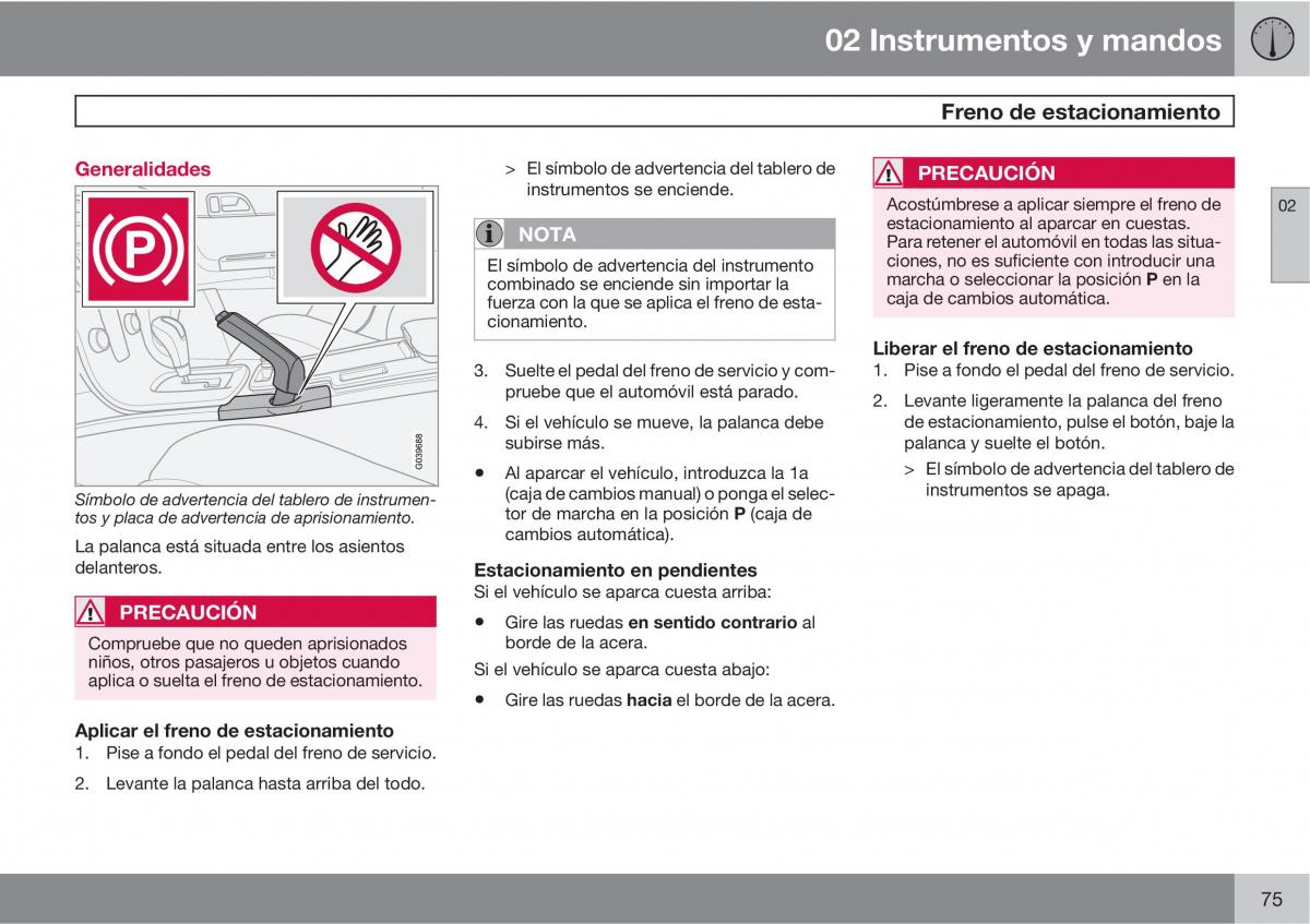 Volvo C70 M II 2 manual del propietario / page 77