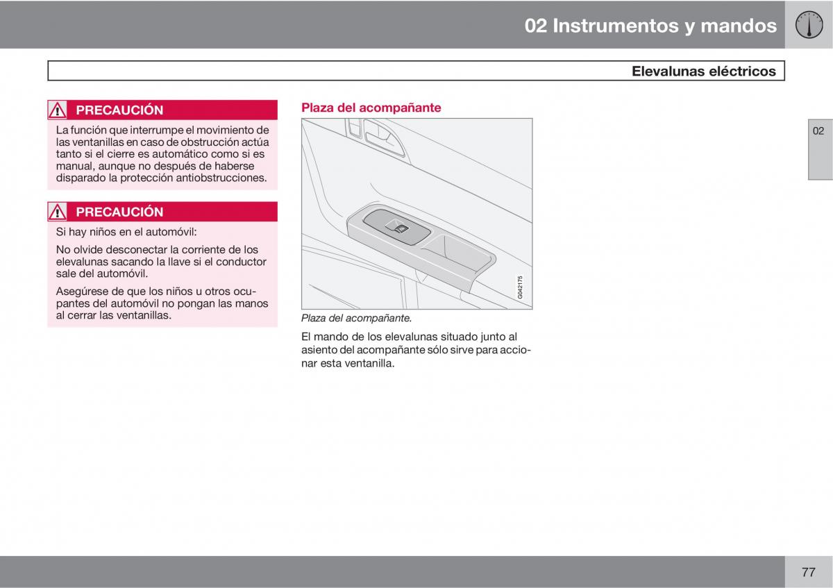 Volvo C70 M II 2 manual del propietario / page 79