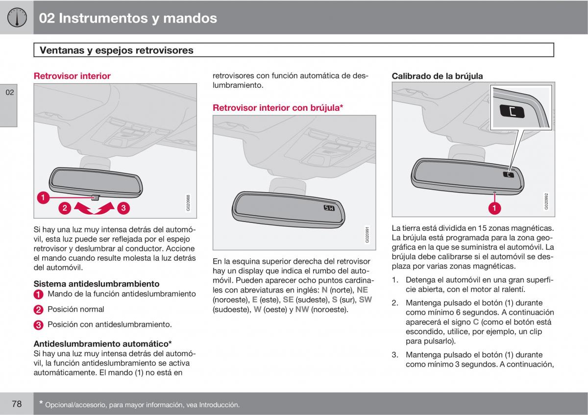 Volvo C70 M II 2 manual del propietario / page 80