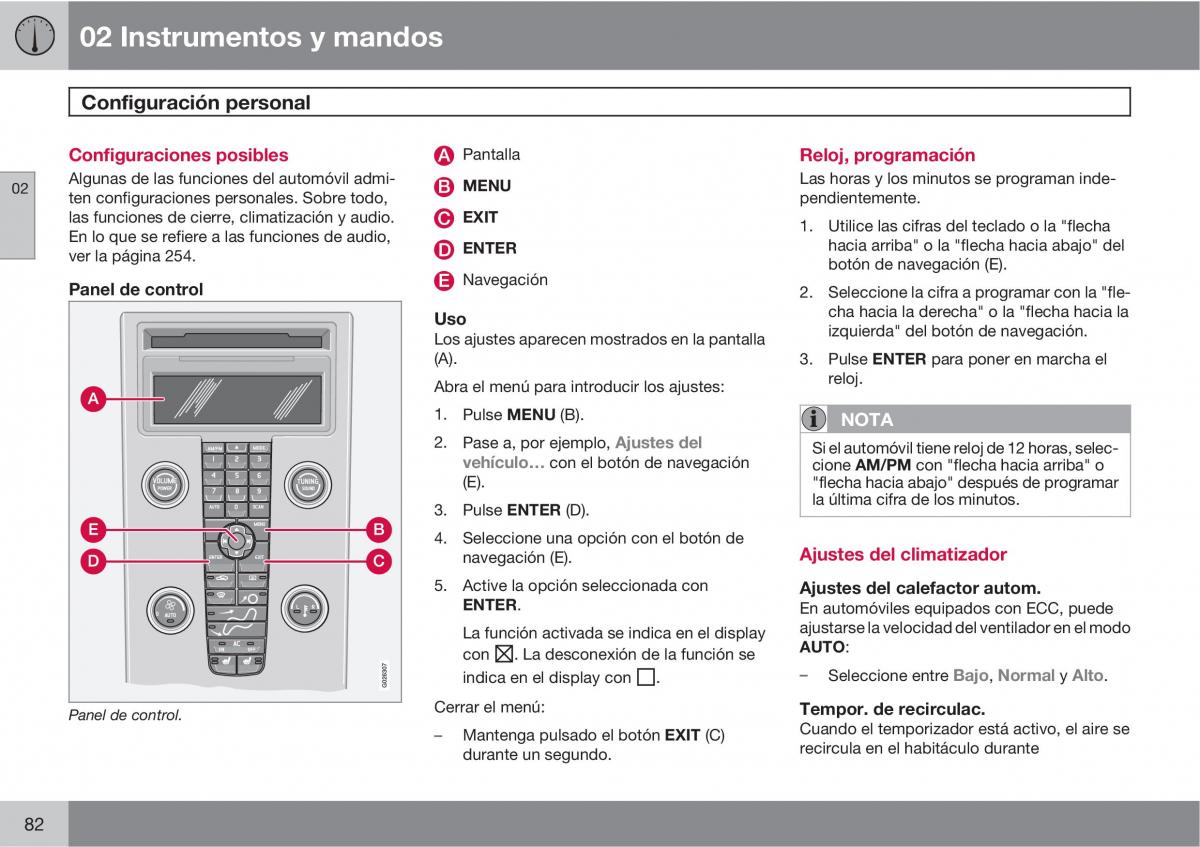 Volvo C70 M II 2 manual del propietario / page 84