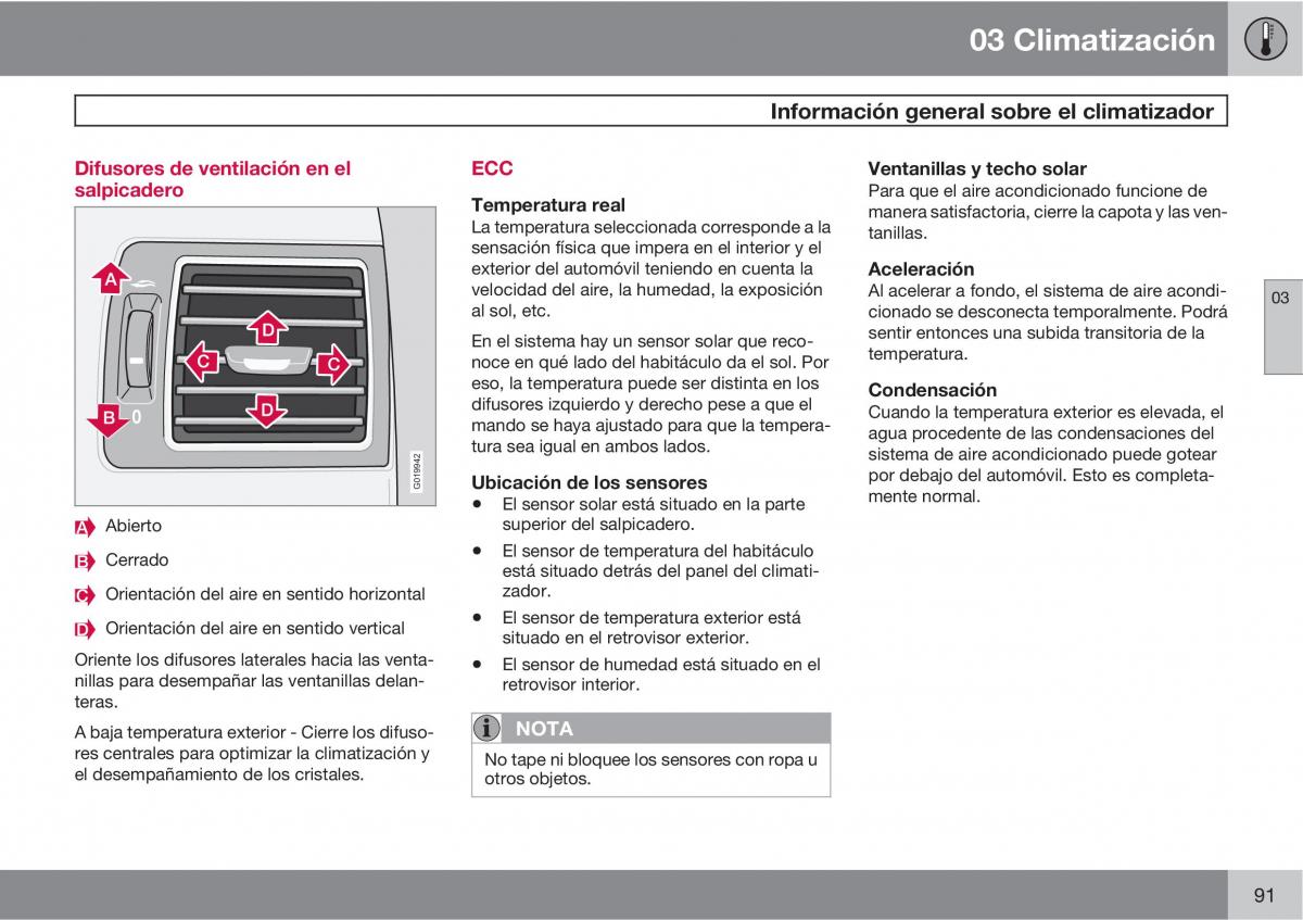 Volvo C70 M II 2 manual del propietario / page 93