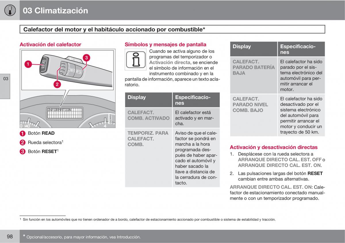 Volvo C70 M II 2 manual del propietario / page 100