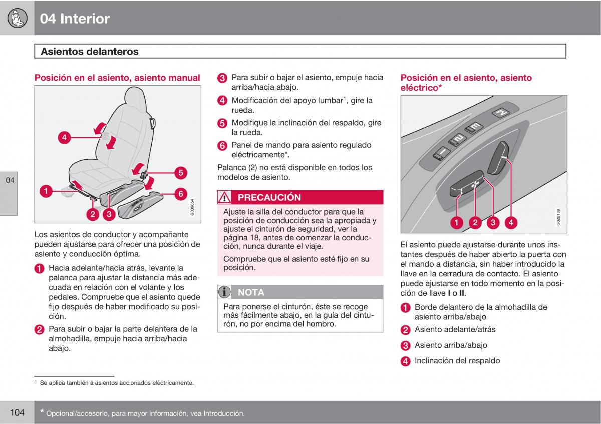 Volvo C70 M II 2 manual del propietario / page 106