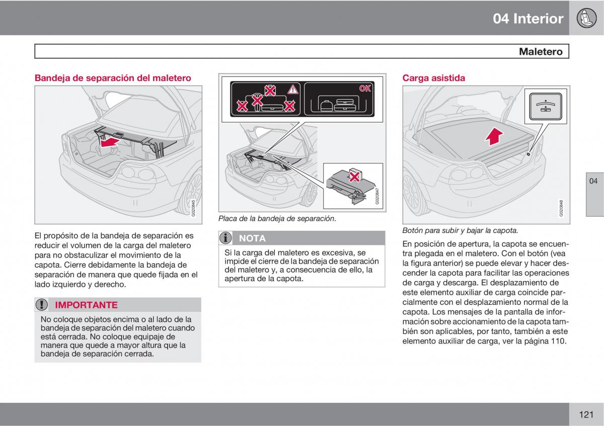 Volvo C70 M II 2 manual del propietario / page 123