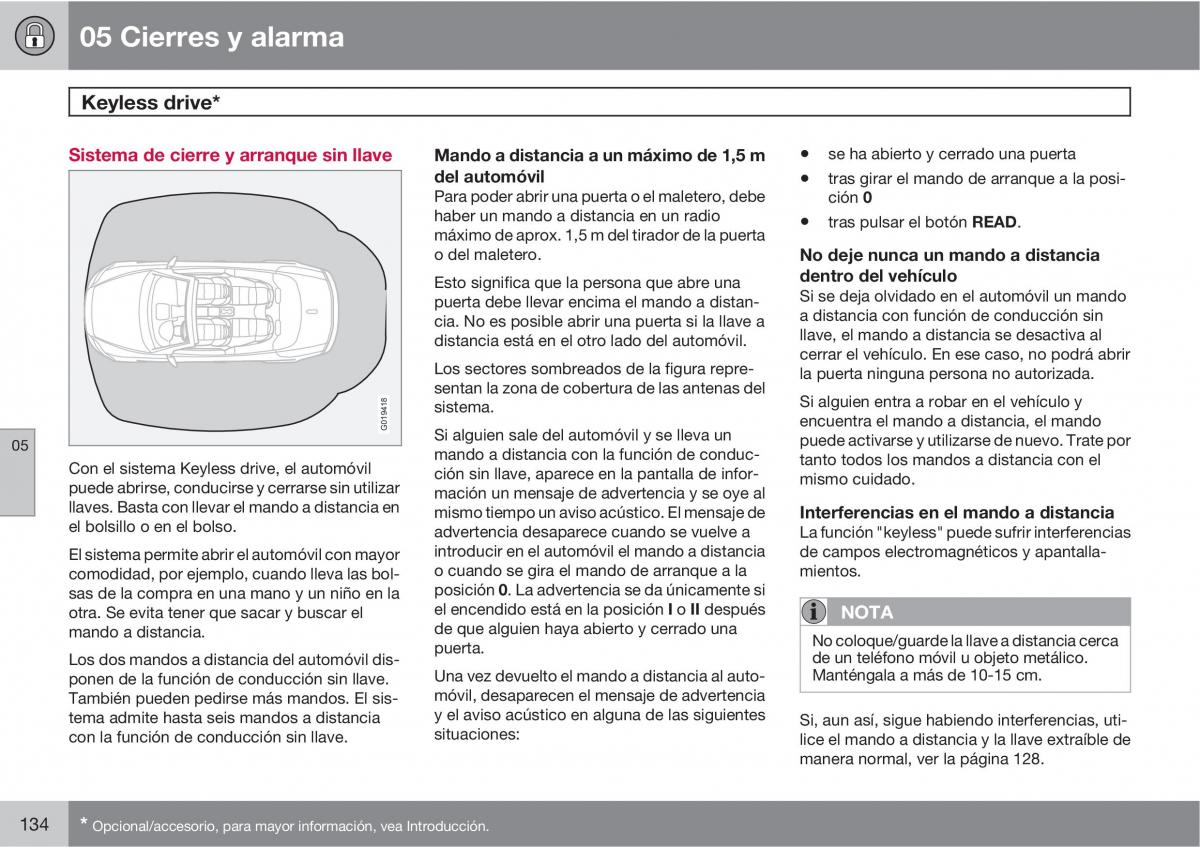 Volvo C70 M II 2 manual del propietario / page 136