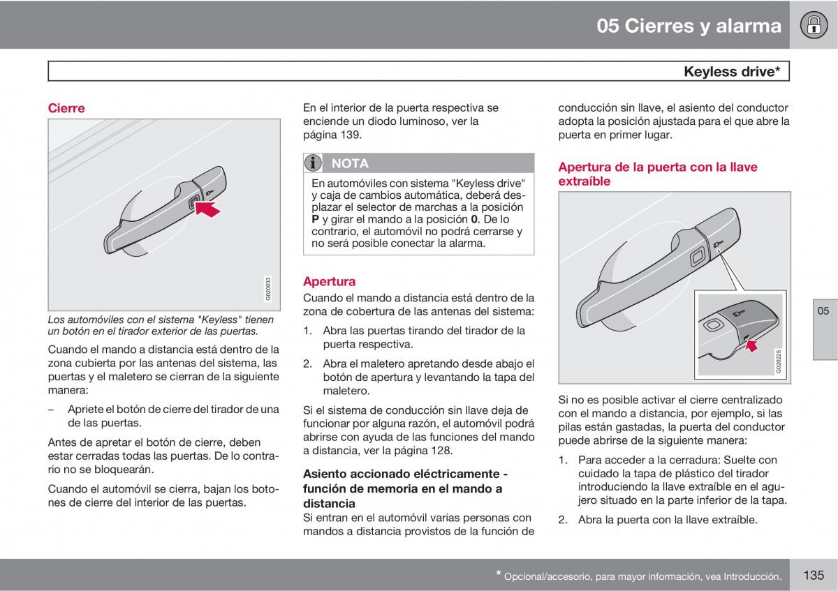 Volvo C70 M II 2 manual del propietario / page 137