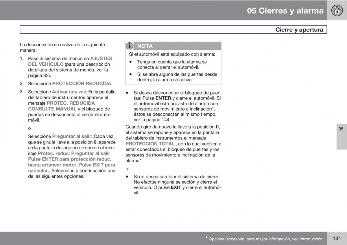 Volvo C70 M II 2 manual del propietario / page 143