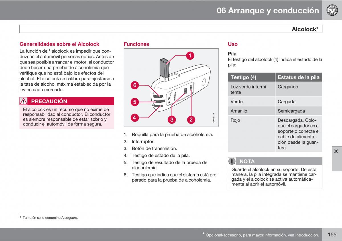 Volvo C70 M II 2 manual del propietario / page 157