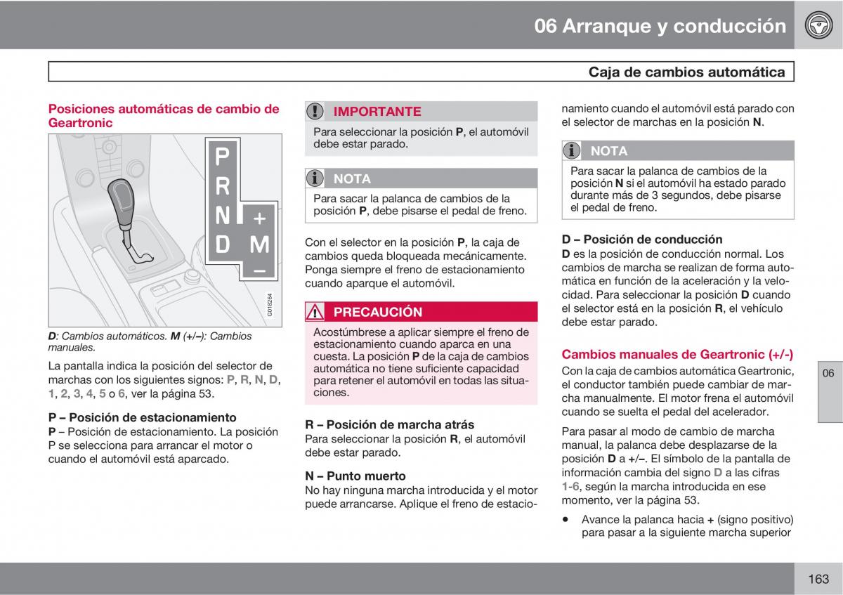 Volvo C70 M II 2 manual del propietario / page 165